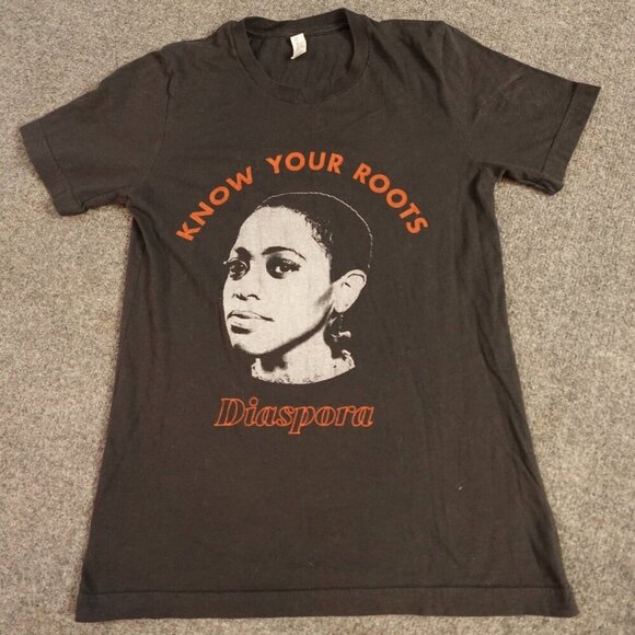 Joy Postell Shirt Small Black Double Sided Diaspora - Picture 2 of 6